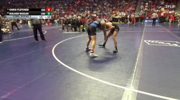 1A-126 lbs Cons. Round 3 - Owen Fletcher, Underwood vs Walker Riggan, Louisa-Muscatine