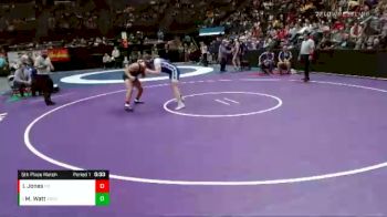 195-4A 5th Place Match - Morgen Watt, Broomfield vs Isaiah Jones, Mesa Ridge