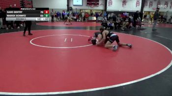 126 lbs Round 5 - Gabe Gentry, Pekin vs Madox Schmitz, Clear Creek-Amana