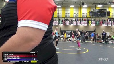 140 lbs Round 1 - Ellie Brenneman, Iowa vs Izzy Giza, Big Game Wrestling Club
