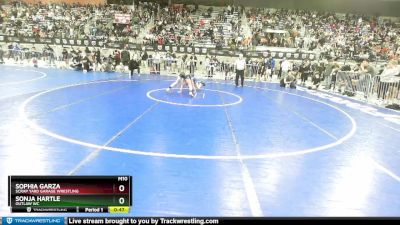 110 lbs Quarterfinal - Sonja Hartle, Outlaw WC vs Sophia Garza, Scrap Yard Garage Wrestling