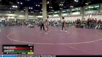 145 lbs Round 2 (8 Team) - Caleb Beals, Franklin Blue vs Kaleb Minton, Montana Williston