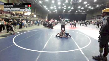 65 lbs Rr Rnd 2 - Liam Watts, Thoroughbred vs Keagan McWilliams, Thoroughbred