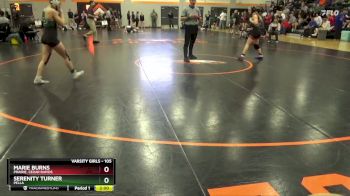105 lbs Semifinal - Serenity Turner, Pella vs Marie Burns, Prairie, Cedar Rapids