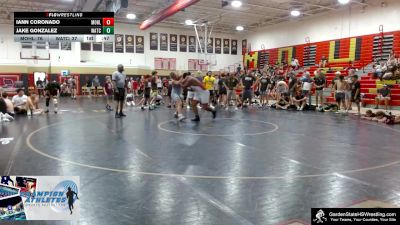 High School - 285 lbs Consolation Round 2 - Iann Coronado, Morris Hills vs Jake Gonzalez, Watchung Hills