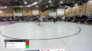 132 lbs Round Of 32 - George McAteer, Xaverian vs Brady Zadora, Killingly