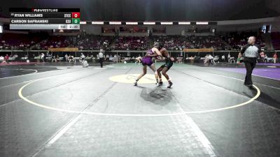 174 lbs Round Of 64 - Ryan Williams, Springfield Tech vs Carson Safranski, Kansas State