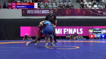 53 kg Semifinal - Jaslynn Gallegos, USA vs Lucia Yepez, ECU