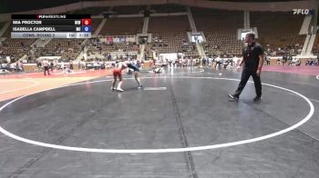 138 lbs Cons. Round 2 - Mia Proctor, Newberry vs Isabella Campbell, Montreat