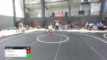 144 lbs Round Of 16 - Orlando Jr Garcia, Yakima Valley Wrestling vs Nicolas Cordova, Takedown Express W/C