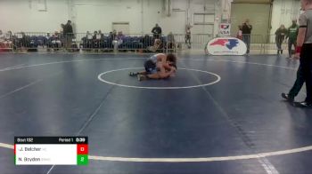 114 lbs Round 1 - Johnathan Belcher, North Carolina vs Nehemiah Boyden, Backyard Bullies Wrestling Club