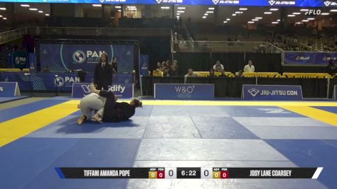 Josy Lane Coarsey vs Tiffani Amanda Pope 2026 Pan Jiu Jitsu IBJJF Championship