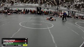 76 lbs Placement (4 Team) - Thomas Caprioni, Mat Warriors White vs Hunter Meyer, Brawler Elite