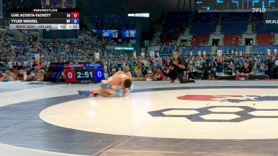 138 lbs Cons. Rd Of 64 - Luie Acosta-Tackett, CA vs Tyler Wenzel, WY