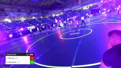 123 lbs Consi Of 8 #1 - Jayde Murray, Nebraska Wr Ac vs Audali Martinez, Trojan Elite