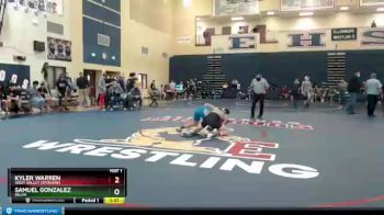 132 lbs Quarterfinal - Samuel Gonzalez, Selah vs Kyler Warren, West Valley (Spokane)