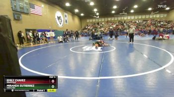 105 lbs Cons. Round 2 - Emily Chavez, Ridgeview vs Miranda Gutierrez, Highland