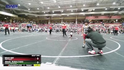 61 lbs Cons. Round 2 - Brax Eby, Fort Scott vs Israel Rubalcado, Mission Wrestling