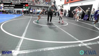 102 lbs Rr Rnd 3 - Destiny Clarke, Sallisaw Takedown Club vs Yareli Flores, Raw Wrestling Club