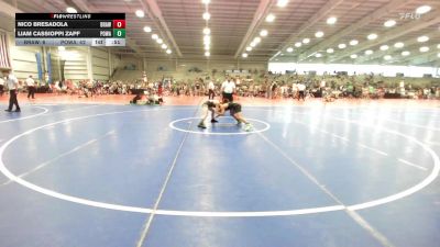 100 lbs Rr Rnd 1 - Nico Bresadola, Brawler Elite vs Liam Cassioppi Zapf, POWA