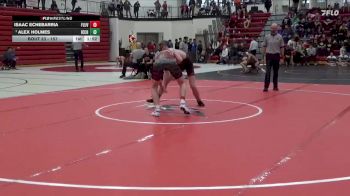 157 lbs Champ. Round 1 - Alex Holmes, Iowa City, City High vs Isaac Echebarria, Fulton (H.S.) JV