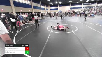 113 lbs Consolation - Valentino Valenzuela, Powerline WC vs Russell Gerber, Grindhouse WC