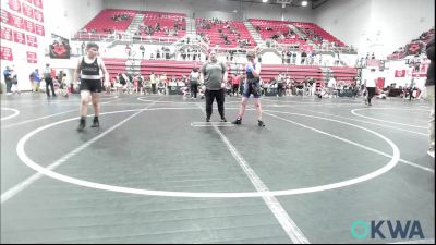 110 lbs Consi Of 4 - Kardyn Prasch, Harrah Little League Wrestling vs Greysen Parnell, Team Nomad