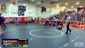 145 lbs Champ. Round 1 - Dylan Khelghatian, San Dimas vs Ethan Boos, Lancaster