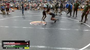 100 lbs Champ. Round 1 - Teshaun Harris, Ninety Six Wrestling vs Konnor Adams, Palmetto State Wrestling Academy