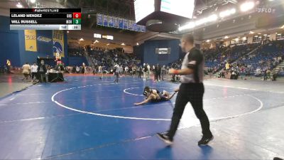 120 lbs Cons. Round 4 - Leland Mendez, Grassfield vs Will Russell, Manhasset Sr HS