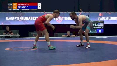 57 kg Bronze - Zane Richards, USA vs Niklas Stechele, GER