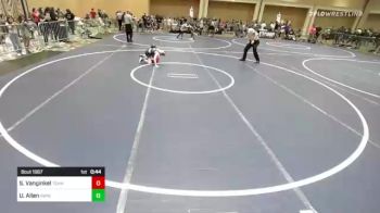 85 lbs Consolation - Shane Vanginkel, Team SoCal vs Uriah Allen, Nwwc