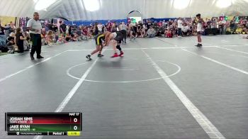 100 lbs Round 4 (8 Team) - Josiah Sims, Terps Xtreme vs Jake Ryan, Dayton Bandits