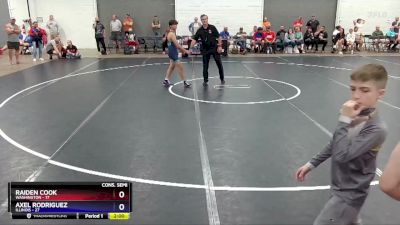 130 lbs 2nd Wrestleback (8 Team) - Raiden Cook, Washington vs Axel Rodriguez, Illinois