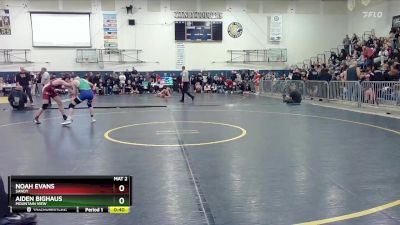 132 lbs Cons. Round 3 - Noah Evans, Sandy vs Aiden Bighaus, Mountain View