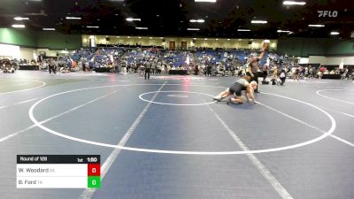 132 lbs Round Of 128 - Walker Woodard, GA vs Brody Ford, TN