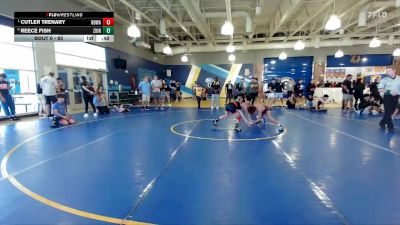 85 lbs 3rd Place Match - Cutler Trenary, Caveman vs Reece Fish, Well Trained