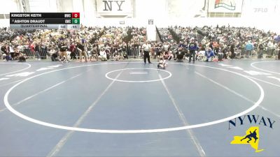 44 lbs Quarterfinal - Kingston Keith, Misfits Wrestling Club vs Ashton Draudt, Gowanda Wrestling Club
