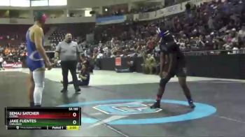 5A 195 lbs Champ. Round 1 - Semaj Satcher, Clovis vs Jake Fuentes, Carlsbad