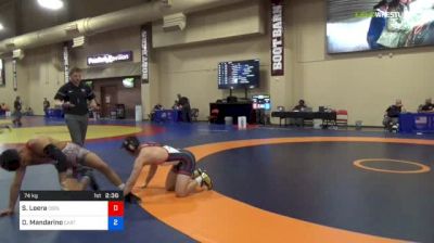 74 kg Con 32 #2 - Samuel Loera, Cool Sunshine Wrestling vs Dom Mandarino, Stanford - California RTC