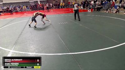 76 lbs Cons. Round 3 - Kade Meiners, Caledonia/Houston vs Bryce Altermatt, Wabasso