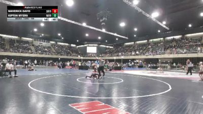 66 lbs Round Of 16 - Maverick Davis, Smyrna vs Kipton Myers, Waynesburg