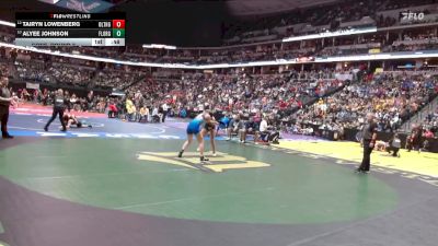 G145-4A Cons. Round 3 - Tairyn Lowenberg, Olathe Girls vs Alyee Johnson, Florence High School Girls