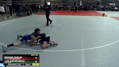 97 lbs Cons. Round 2 - Luke Bartholomaus, Flat Earth vs Draydon Mueller, LSH (LeSueur/Henderson)