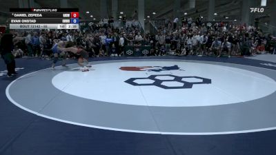 65 lbs Champ. Round 2 - Daniel Zepeda, Gilroy High School Wrestling vs Evan Onstad, UW-Whitewater