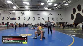 165 lbs Round 3 (10 Team) - Hunter Heath, Southwestern Michigan College vs Junior Martin, Adrian 2