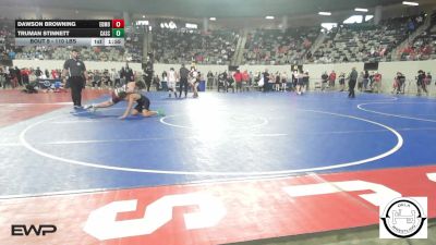 110 lbs Round Of 64 - Dawson Browning, Edmond Memorial vs Truman Stinnett, Cascia Hall