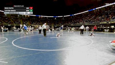 61 lbs Round Of 16 - Beau Bafia, Huntingdon vs Layton Swick, Mars
