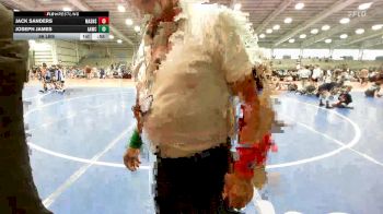 56 lbs Round Of 16 - Jack Sanders, Mat Assassins Gray vs Joseph James, All-American Wrestling Club Red