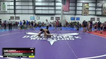 132 lbs Placement Matches (8 Team) - Thomas Montgomery, SLAUGHTER HOUSE WRESTLING CLUB vs Luke Connick, IRONTIDE WRESTLING CLUB